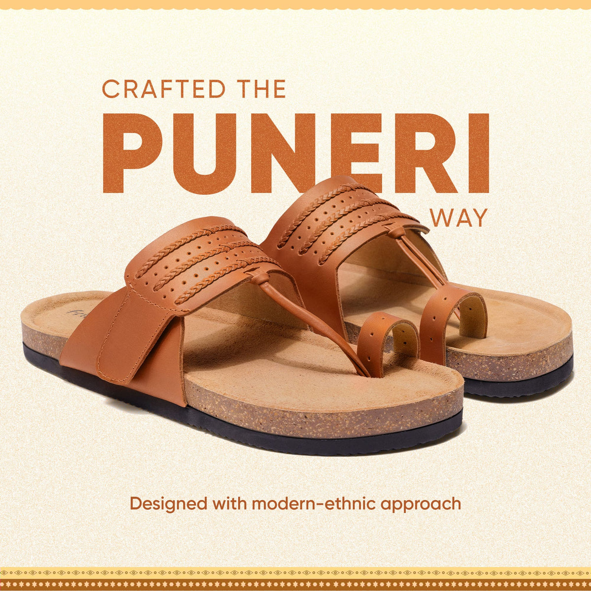 Frido Puneri Chappal - Men