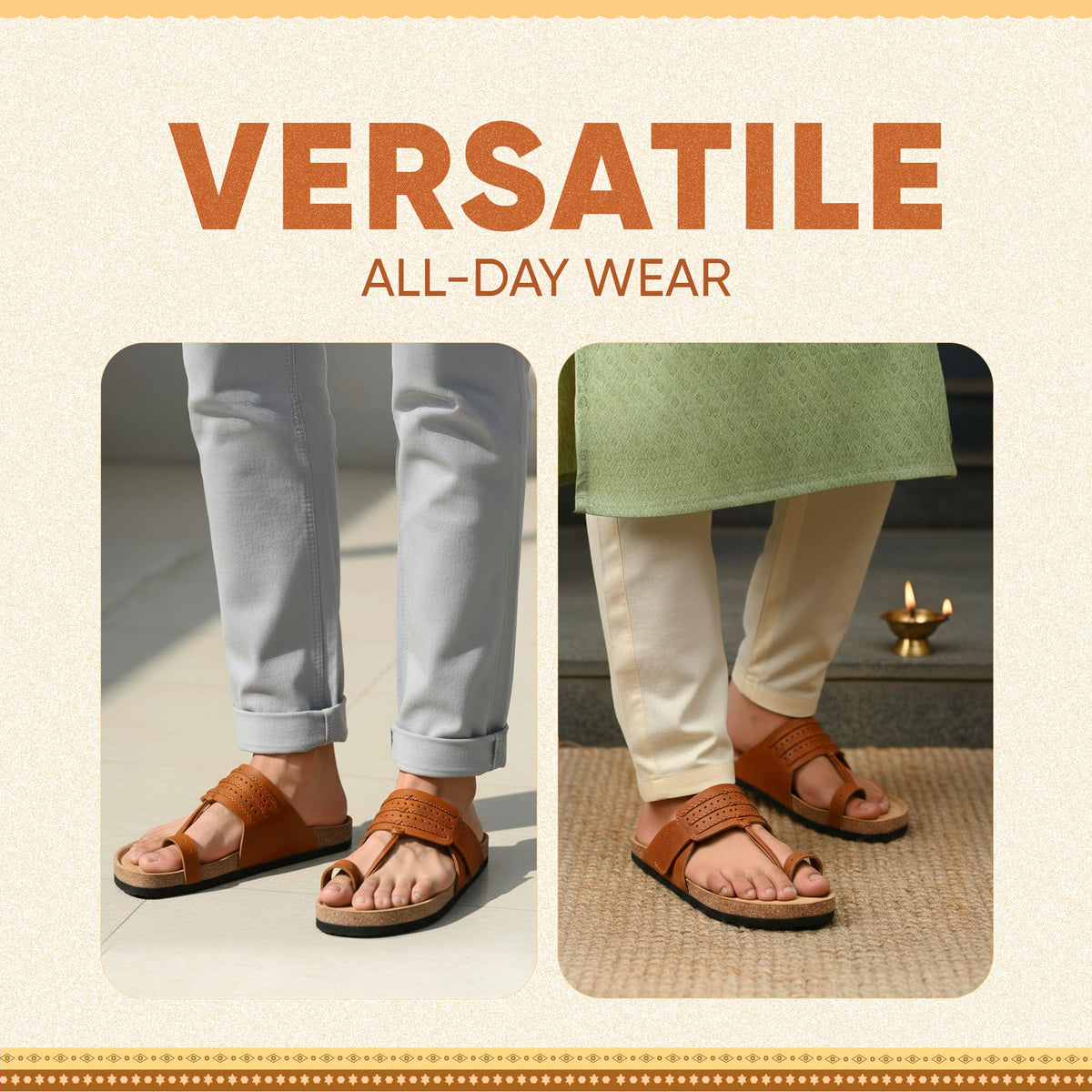Frido Puneri Chappal - Men