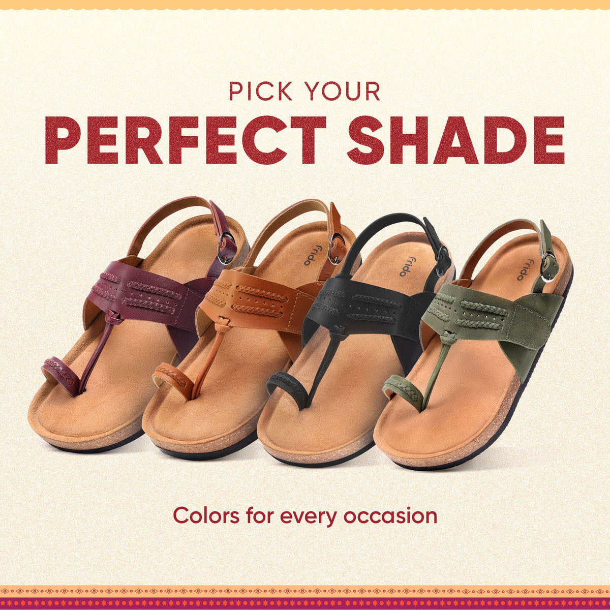 Frido Puneri Chappal - Women