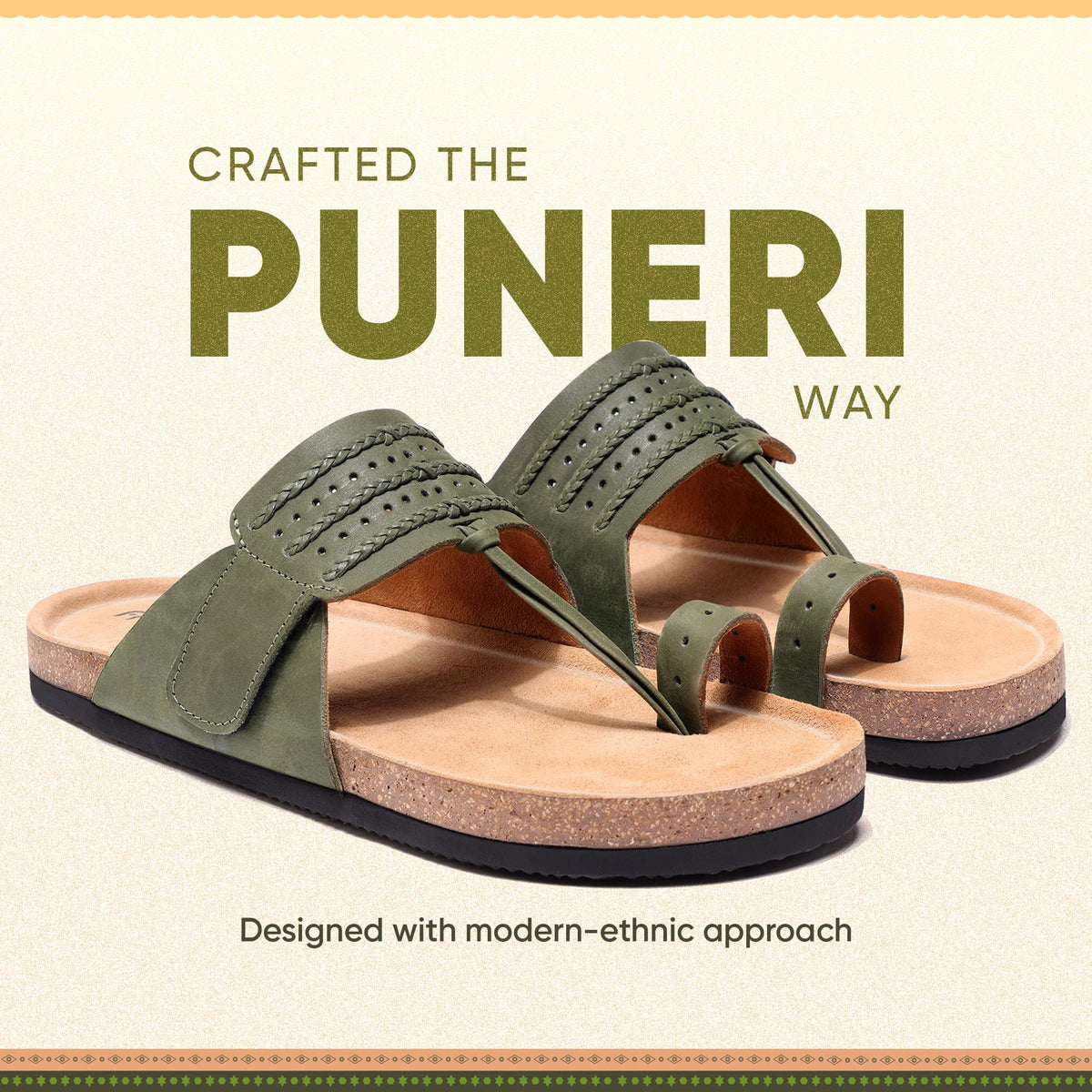 Frido Puneri Chappal - Men