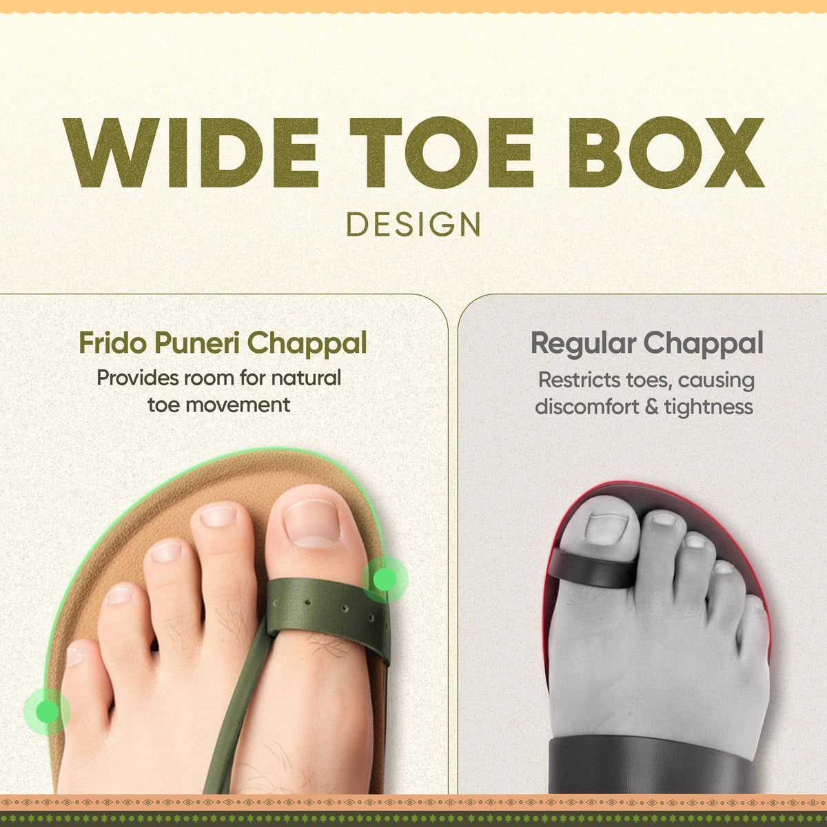 Frido Puneri Chappal - Men
