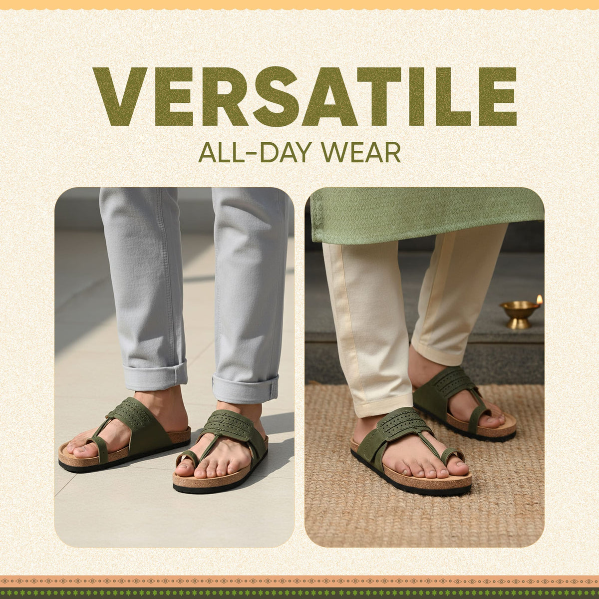 Frido Puneri Chappal - Men