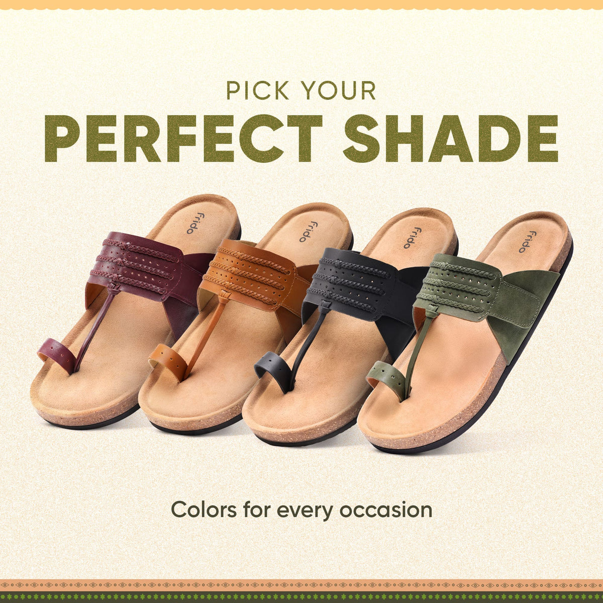 Frido Puneri Chappal - Men