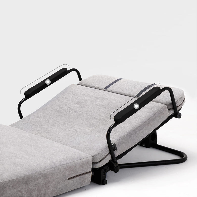 Built-in Removable Side Rails For Safety & Convenience