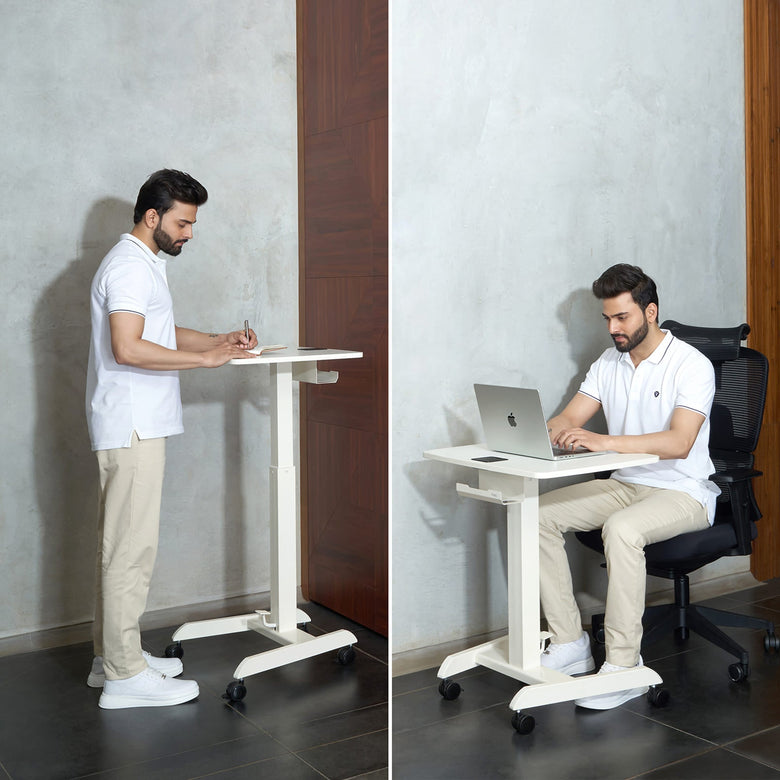 Sit or Stand Comfortably Through Long Work Hours