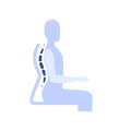 Supports healthy sitting posture
