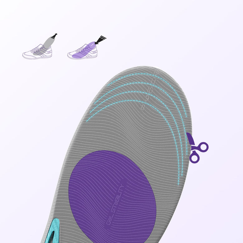 Customizable Trim Fit Design For Any Shoe