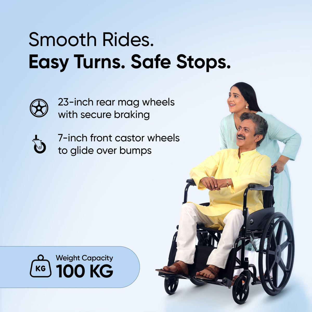 Frido FSS101 | Everyday Foldable Wheelchair