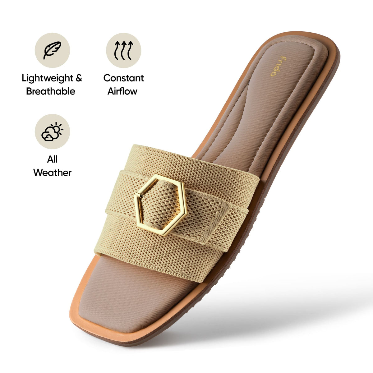 Frido Women's Comfort Flat Sandal