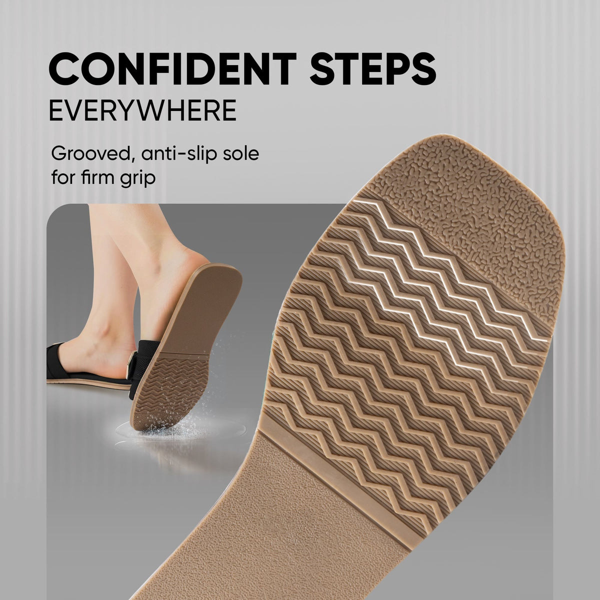 Frido Women's Comfort Flat Sandal