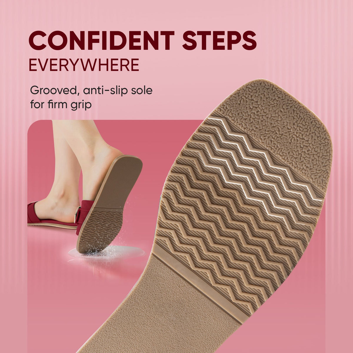 Frido Women's Comfort Flat Sandal
