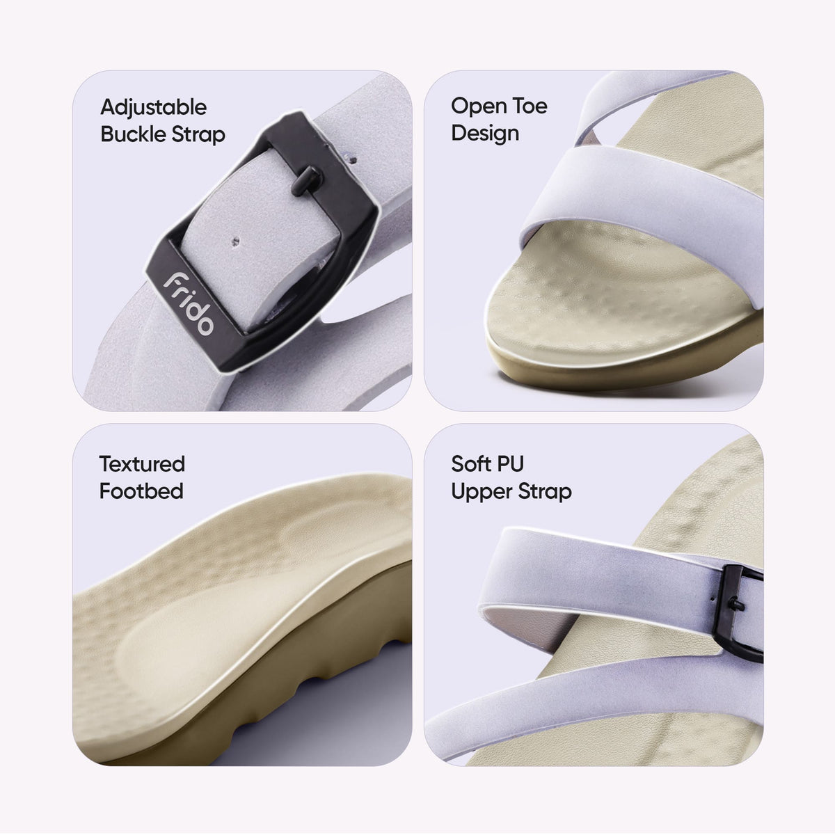 Frido Women's Cloud Comfort Sandal - Toeless