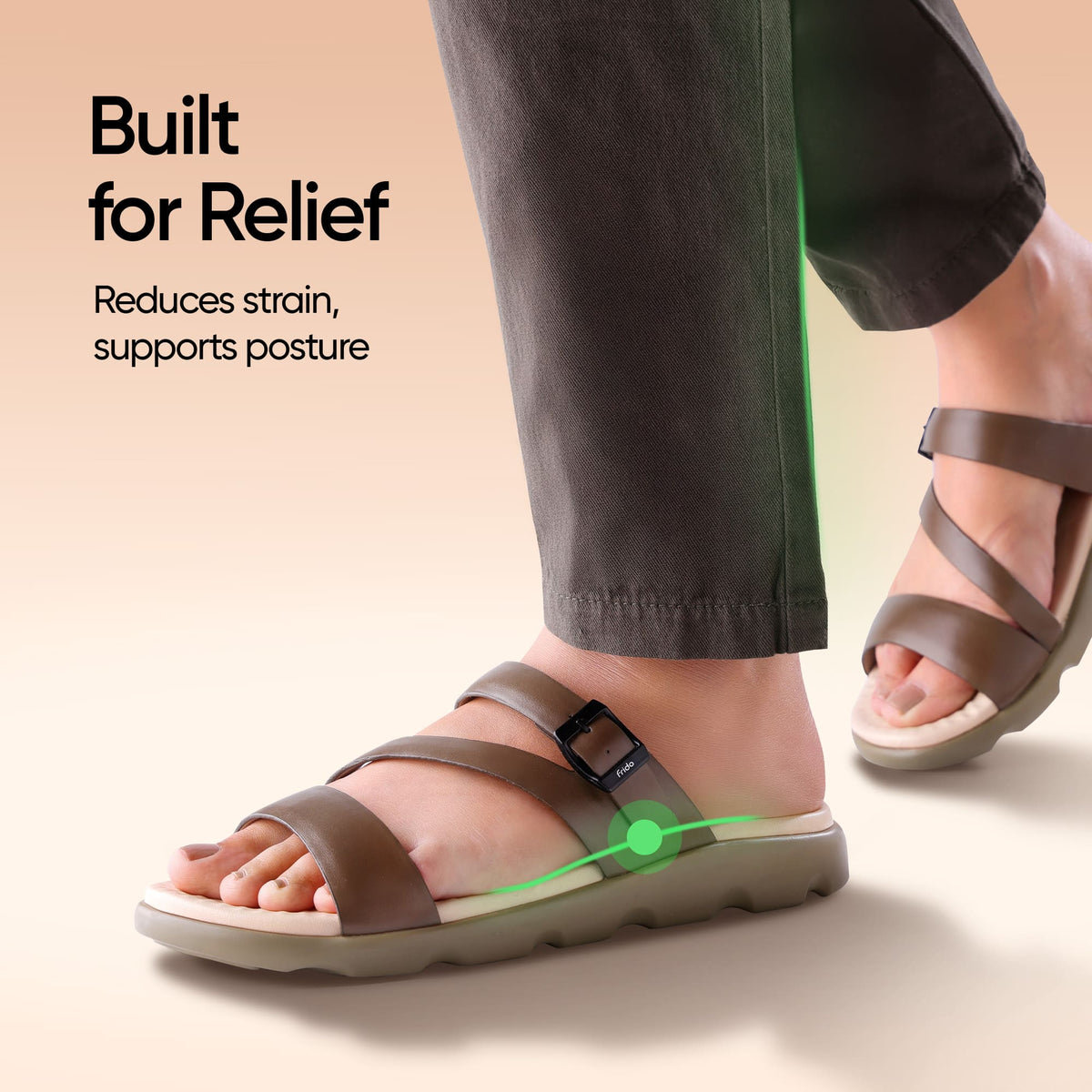 Frido Women's Cloud Comfort Sandal - Toeless