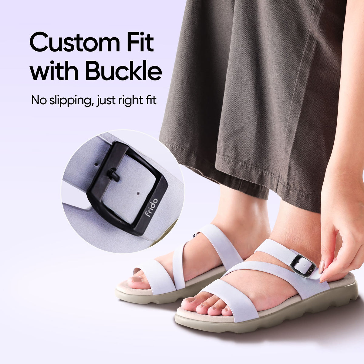 Frido Women's Cloud Comfort Sandal - Toeless