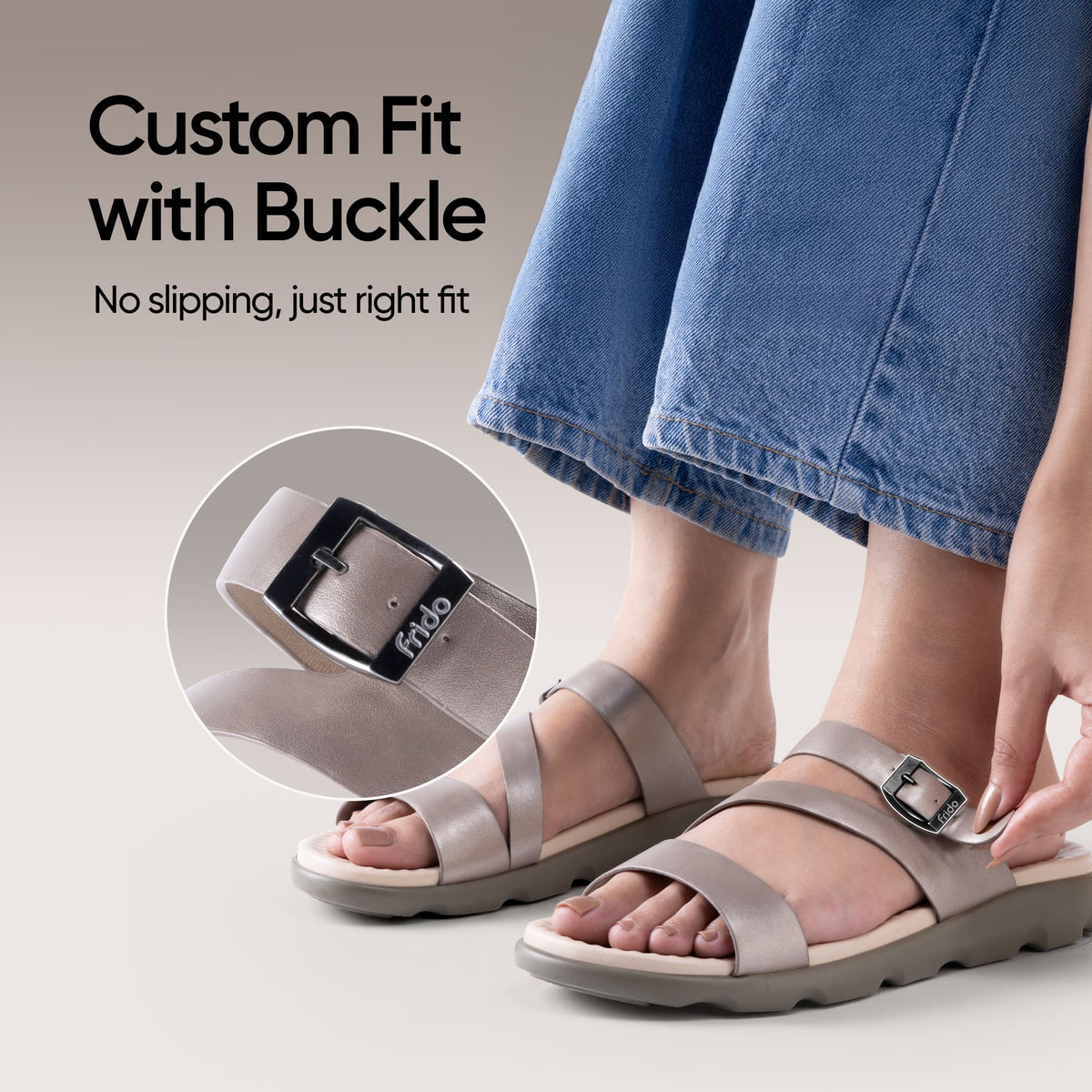 Frido Women's Cloud Comfort Sandal - Toeless