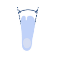 Wide toe box for natural movement