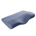 A pillow with dual height options, to support cervical neck