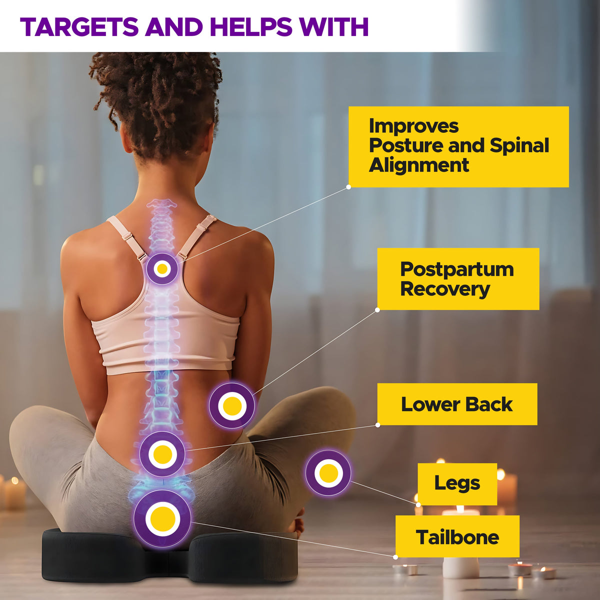 Frido Ultimate Coccyx Seat Cushion
