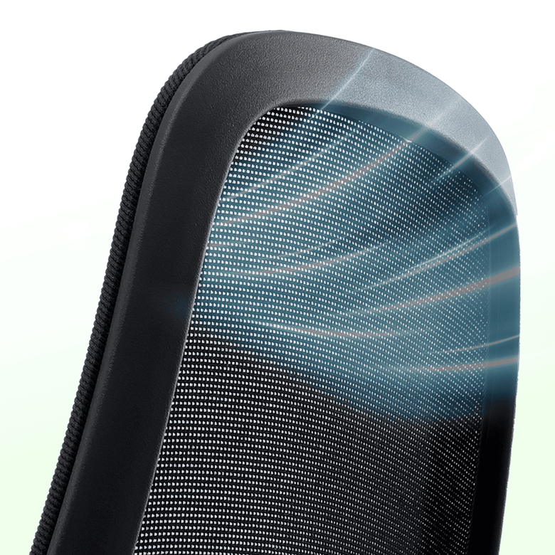 Advanced Ventilation With AeroMax Cooling Mesh