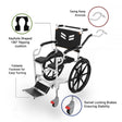 GO Self Propelled | Travel and Shower Commode Wheelchair
