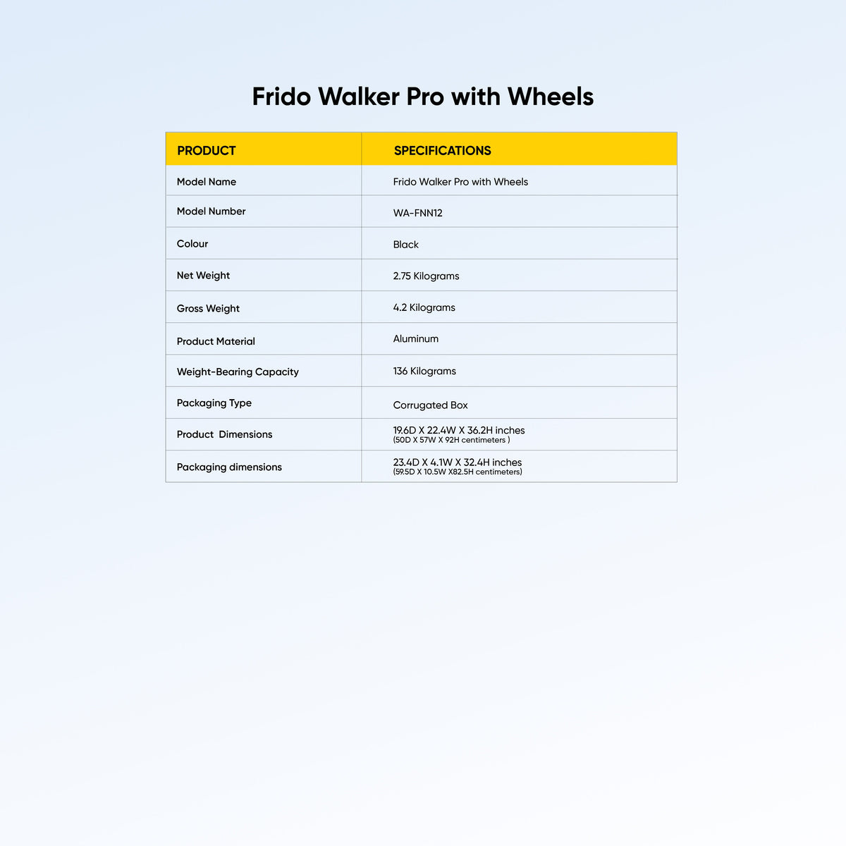 Frido Walker Pro With Wheels