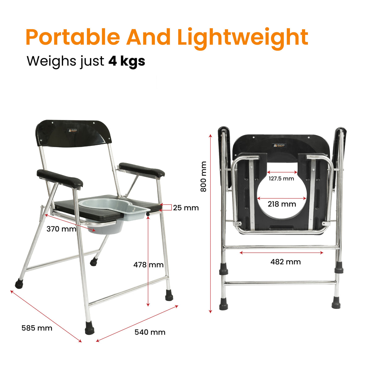 Frido Foldable Shower chair
