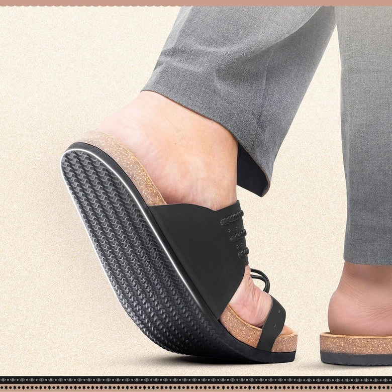 Anti-Skid Outsole Gives Steady Grip On All Terrains