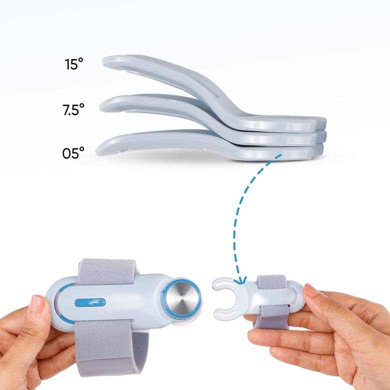 Adapts From Mild to Severe with Interchangeable Plates