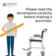 GO Attendant Propelled | Travel and Shower Commode Wheelchair