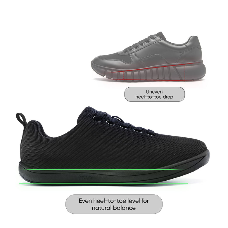 Zero-Drop Sole Improves Posture And Walking Gait